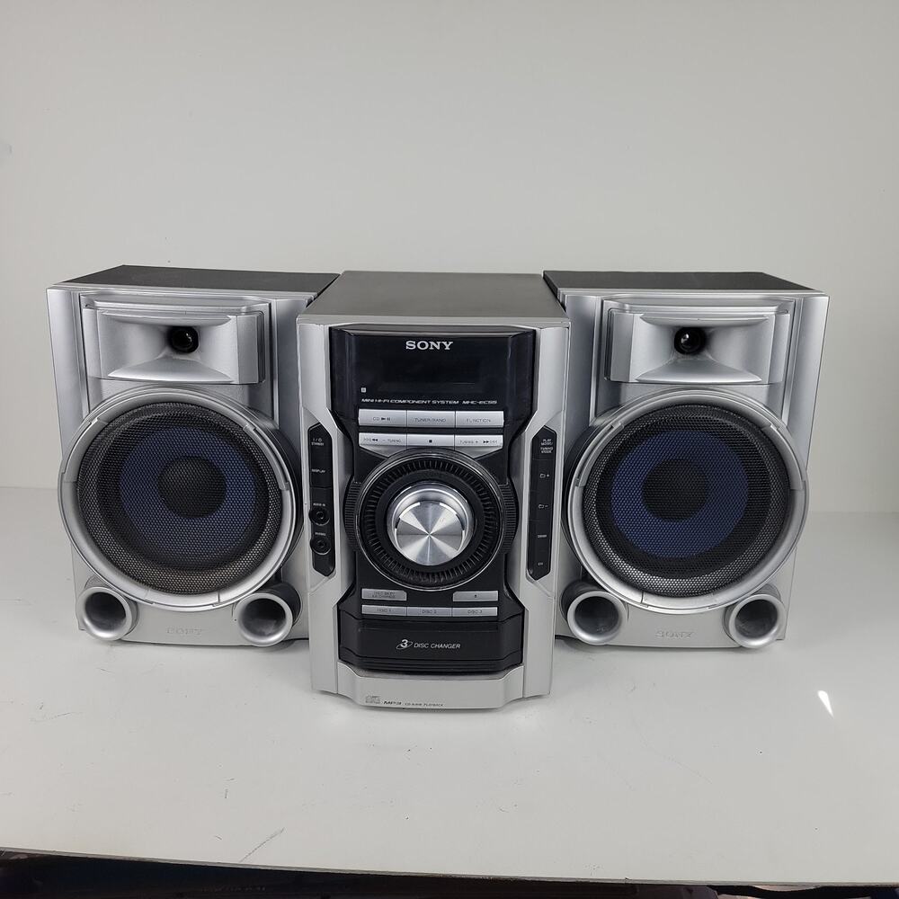 Sony MHC-EC55 Mini Hi-Fi Stereo System 3-Disc CD Changer AM/FM AUX